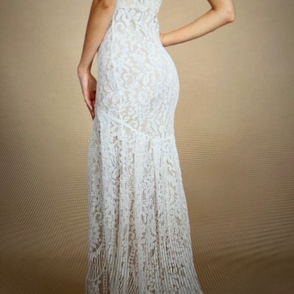 New! Lulus Flynn Lace Maxi Dress - Picture 2 of 3